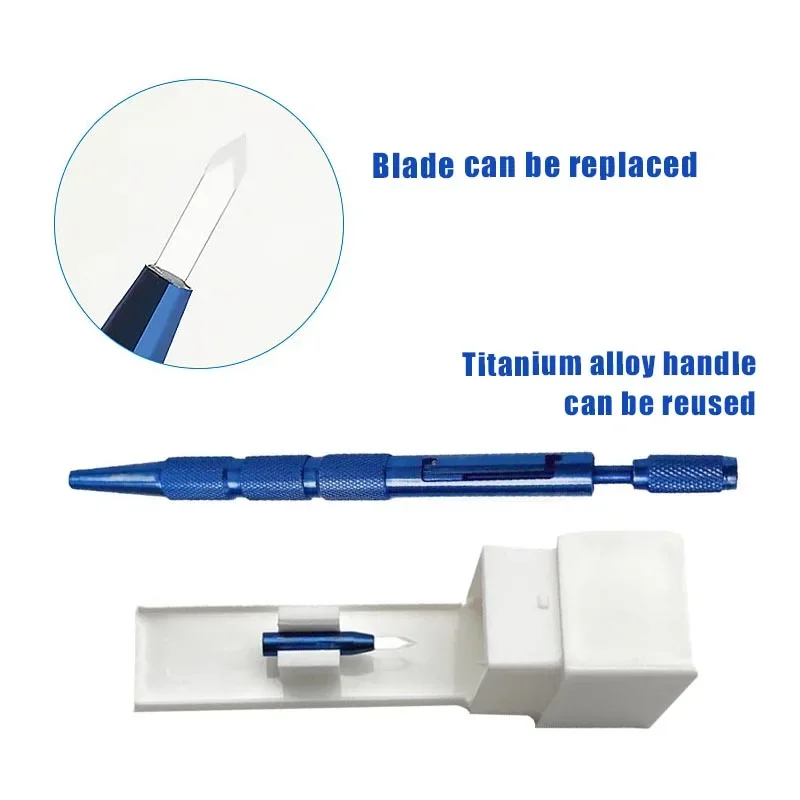 Sapphire Blade Hair Implant Pen Hair Follicle Implanting Blade Sapphire Hair Supplement