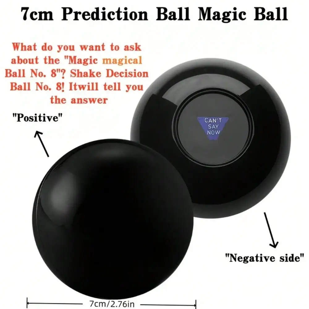 Shaking Magic Fortune-Telling Ball ,Built-In Answers Predictor Toy, Novelty Game Accessory for Party & Holiday Gift H5843DMN