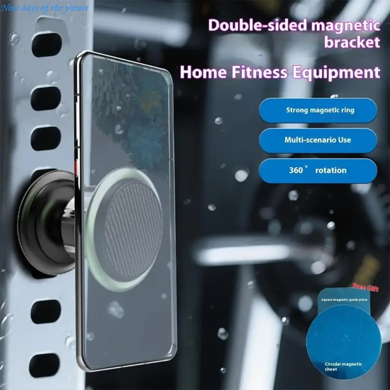 Universeller Autotelefonhalter Doppelter magnetischer Ring-Handyhalter für Reisen E65A