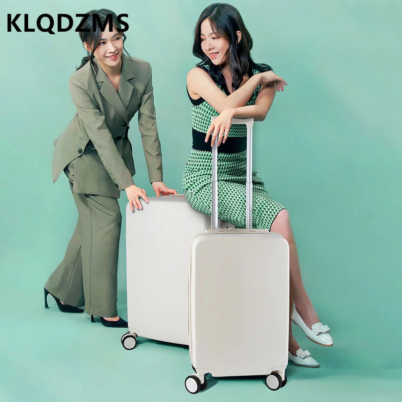 KLQDZMS – valise pour hommes et femmes, 20 pouces, valise à roulettes silencieuse et universelle, 28 pouces, valise à roulettes de grande capacité