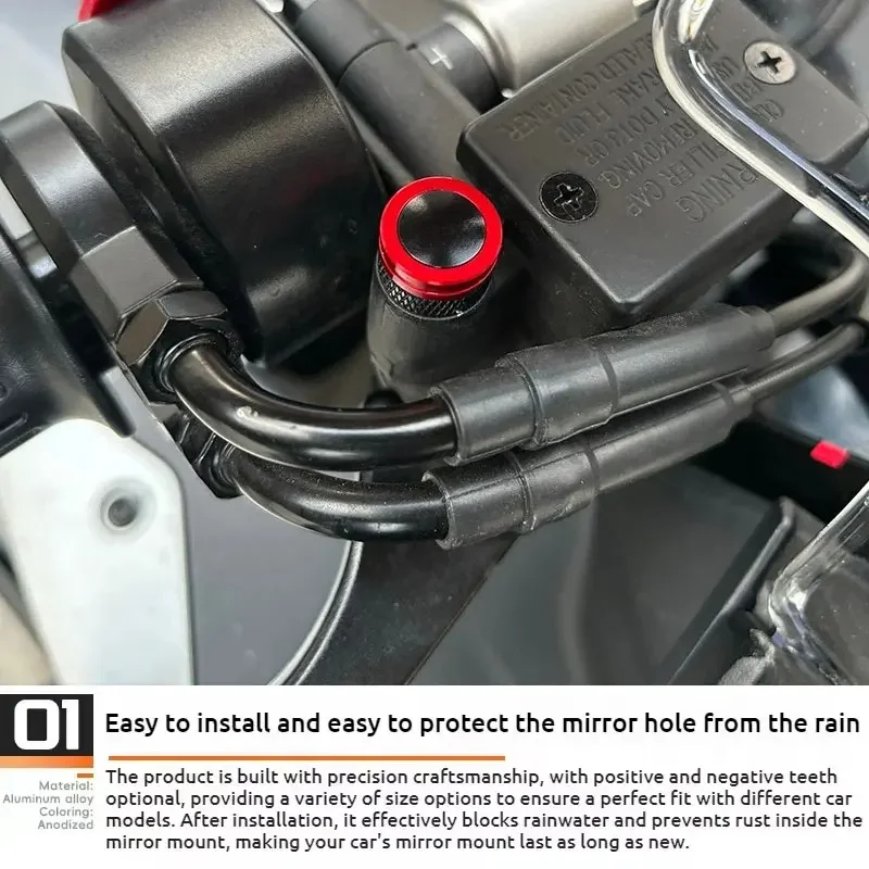 Motorrad CNC Rearview Außenspiegel Loch Kappe Stecker Zubehör Für BMW G310R G310-R G310 R G 310R