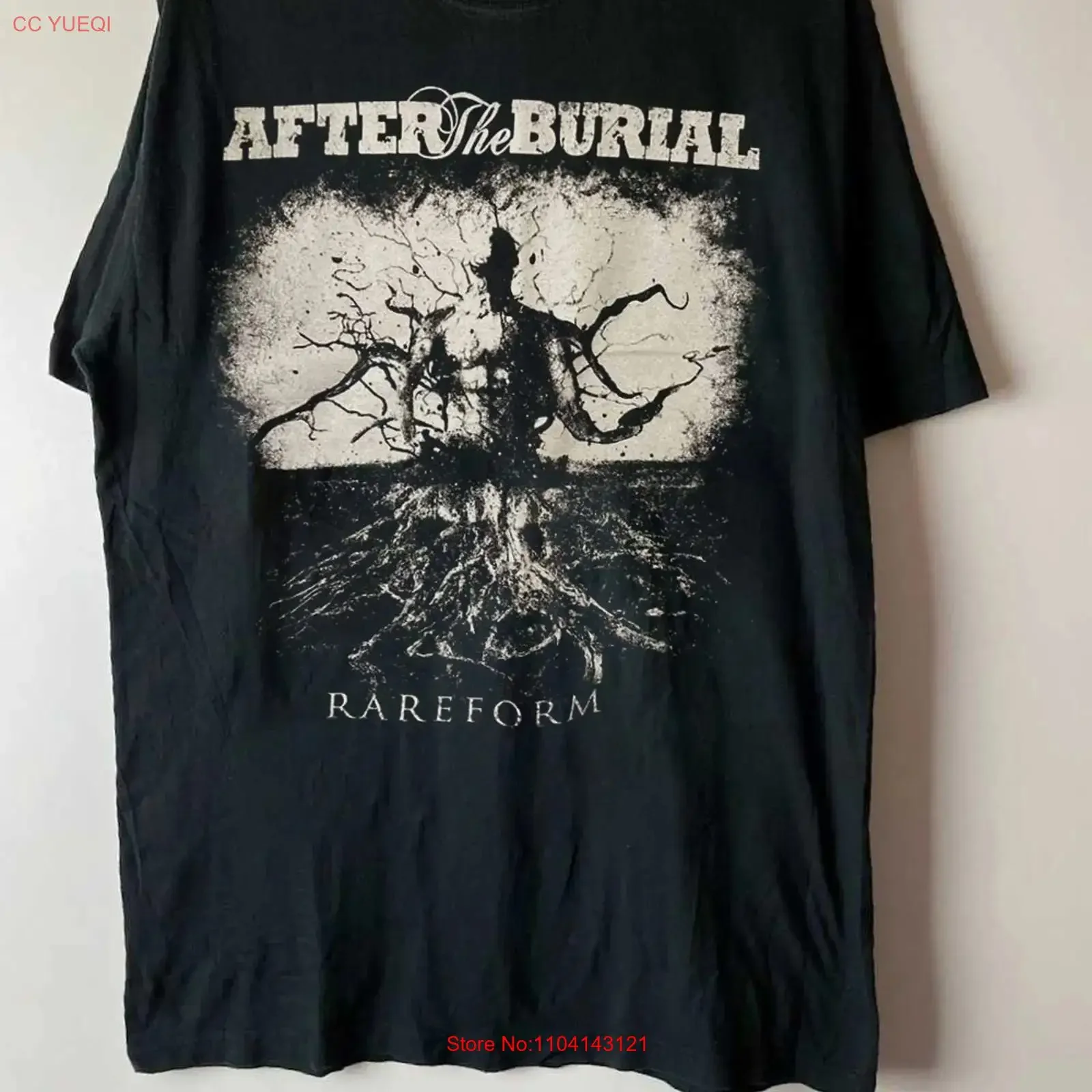 After The Burial band Rareform Album T Shirt Cotton MC889 vintage Washed Breathable Casual Slightly graphic