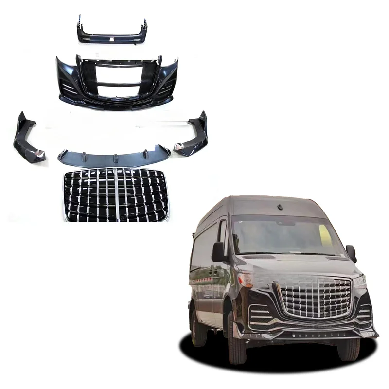 High Quality Latest Style Body Kit Bumper For Sprinter Van Exterior Tuning Auto Replacement Parts
