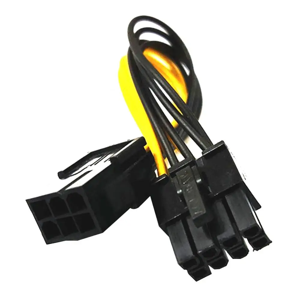PCI Express PCIE 그래픽 카드 전원 어댑터, 그래픽 카드 전원 공급 장치 익스텐션 케이블, 6 핀-8 핀