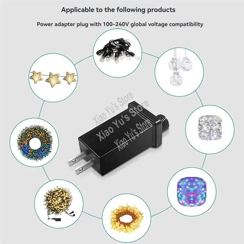 12V 1A 12W Plug LED Power Supply LED Transformer Plug Adapter IP44 Waterproof LED Light Strip Adapter For Christmas-BCBW