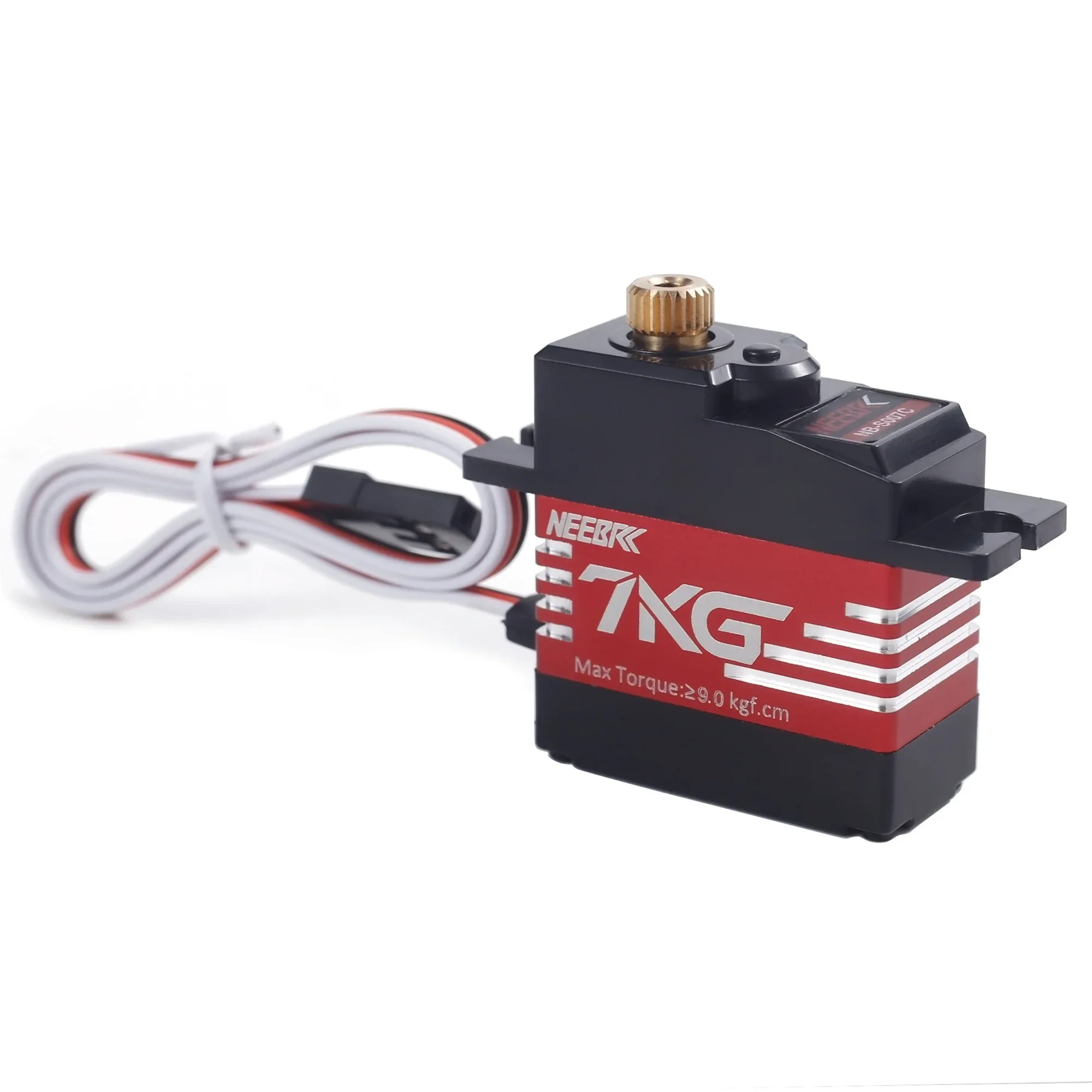 NEEBRC 7KG Waterproof Half Aluminum Frame Metal Gear Metal Arm Digital Servo for 1/14 1/16 1/18 RC Car Crawler Airplane Robot