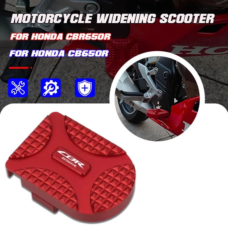 

For Honda CBR650R CB650R CBR 650R CB 650R CBR500R CBR 500R Motorcycles Accessories CNC Brake Pedal Widen Non-slip Rear Brake Pad
