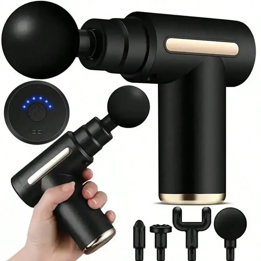 

1 massage gun, full body deep tissue muscle handheld percussion massager