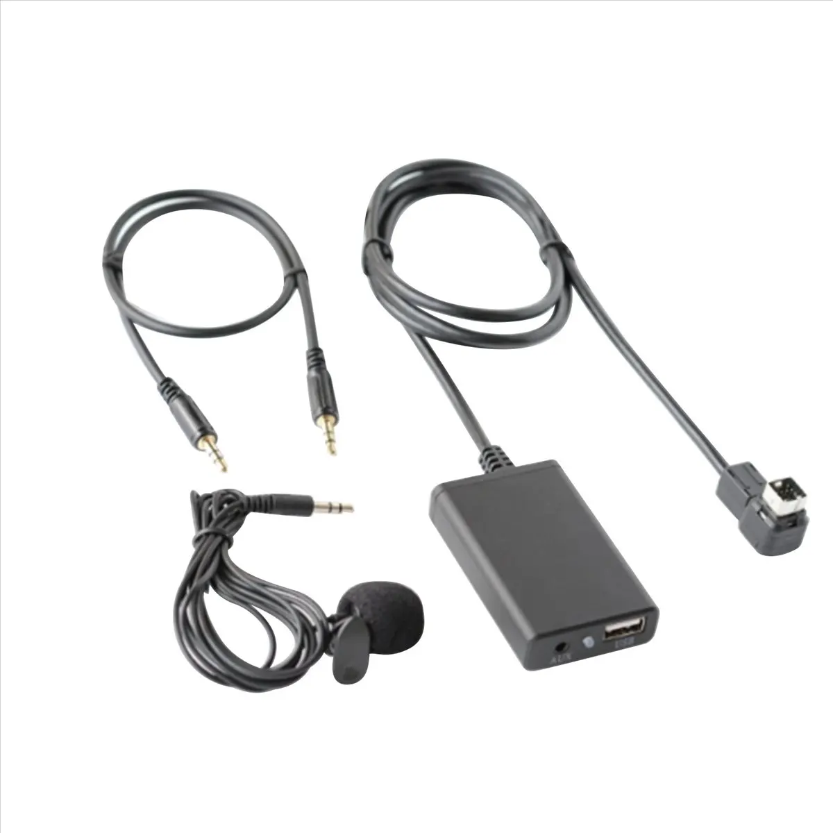 #08G Electronics Accessories,Bluetooth Music Hands-Free Car AUX Adapter Cable For Suzuki (Black)