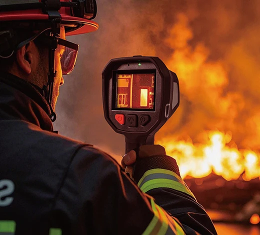 LSJ-F1200 Thermal Imaging Camera 384*288 IR Resolution Infrared Fire And Rescue Service Camera for Emergency Response