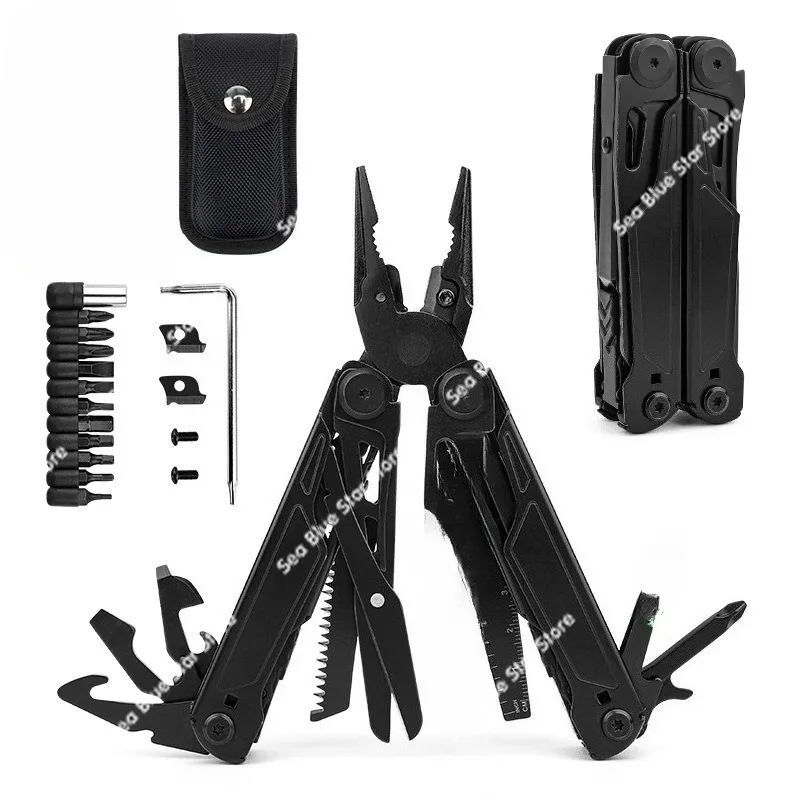 

Portable Multifunctional Pliers Outdoor Camping Multifunctional Folding, Pliers 16 in 1 Pliers Hardware Tools Gifts