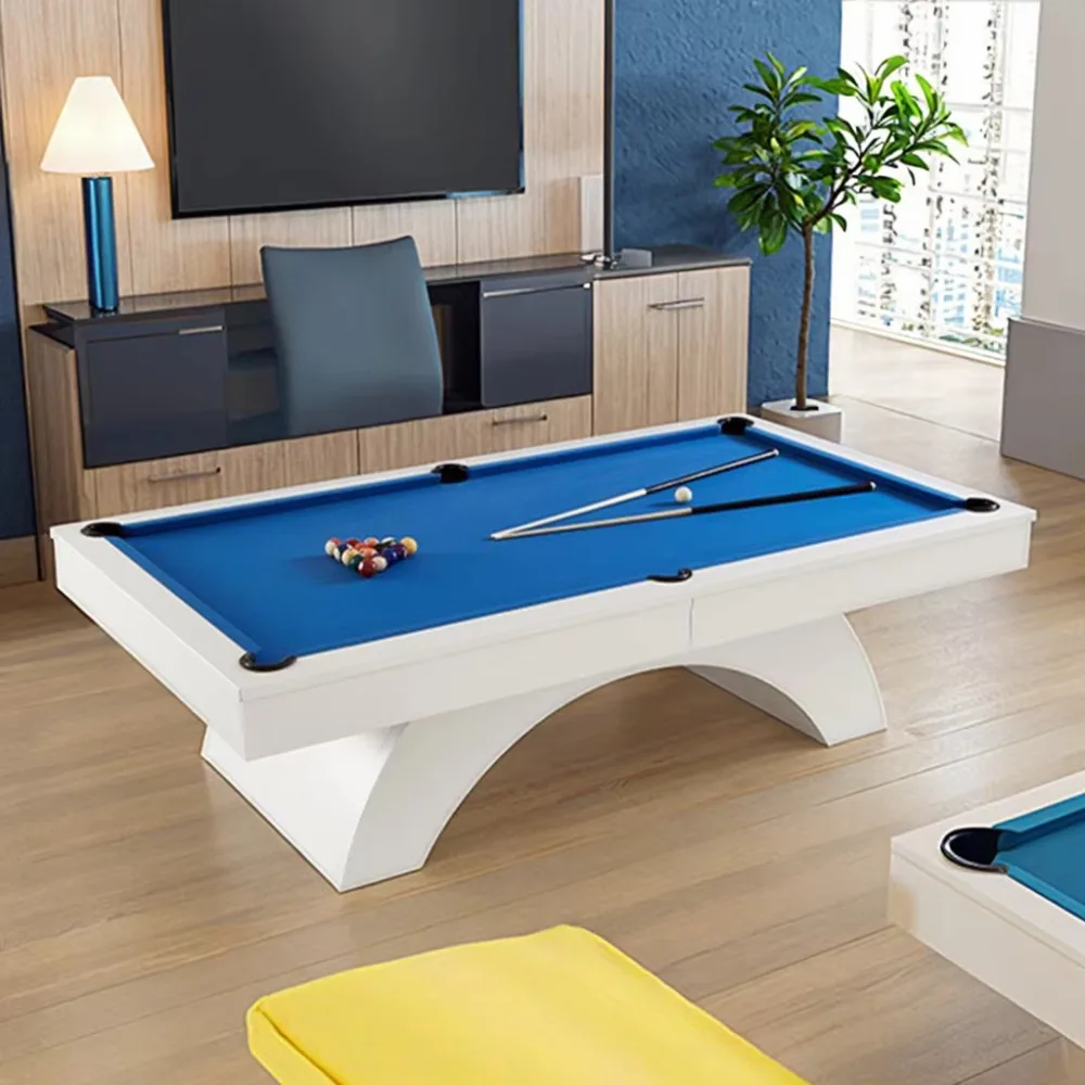 Professional Modern 9 Feet United Pool Table Snooker Billiard Slate Top Custom Solid Wood Rubber Ball Return Feature Included