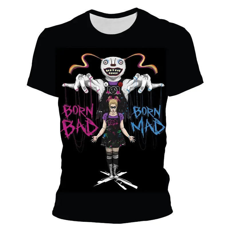 

Hot-selling 3D Printed Summer Men's Round-neck T-shirt, Street Casual Sport Top for Women and Children Wrestling Enthusiasts, Ma