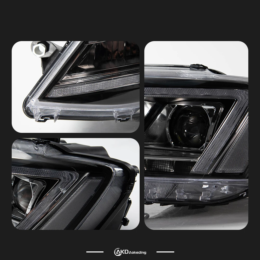 AKD Head Lamp for VW Jetta Sagitar MK6 LED Headlight 2011-2018 Headlights MK6 DRL Turn Signal High Beam Angel Eye Projector