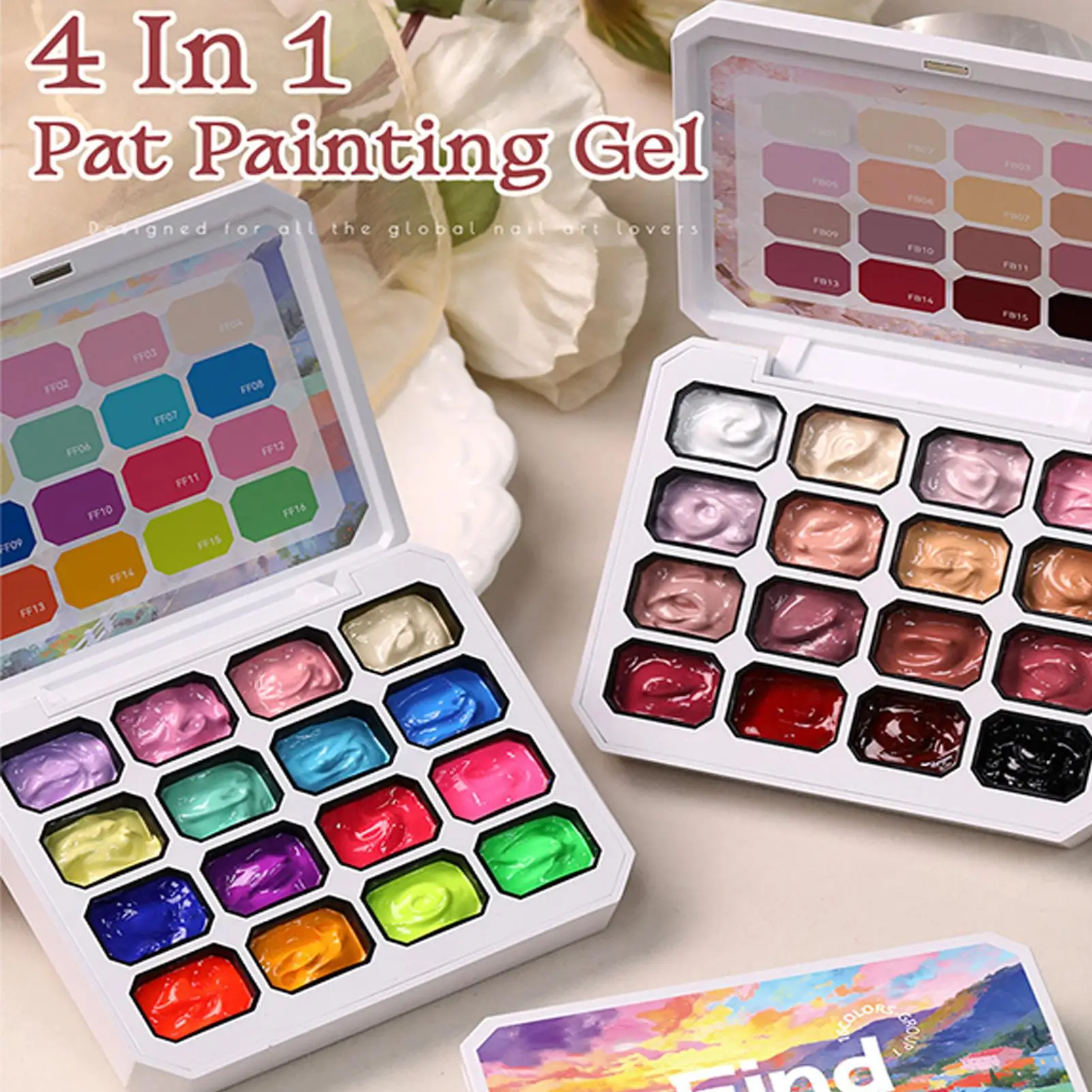 Polishing 16-Colors Gel Nail Gel Manicure Beginners Nail Polishing For Women Girls Home Salon Party Wedding Vacation Daily