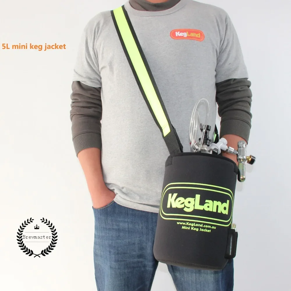 Kegland Neoprene Parka ,keg jacket, for 4L,5L,10L mini keg,keep beer cooler , home brew