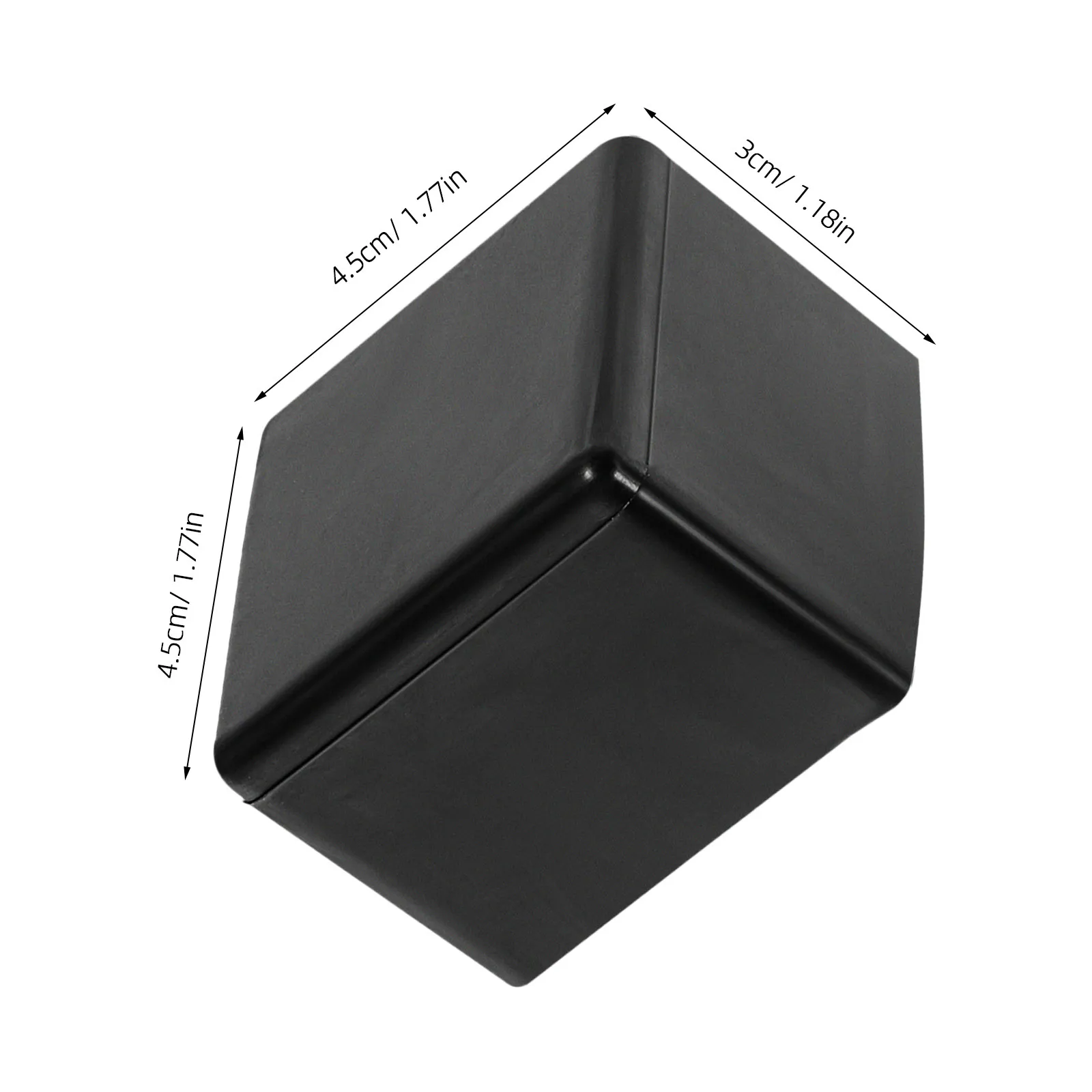 20Pcs Square Chair Feet Caps Thick Rubber Anti-Slip Chair Leg Protectors Scratch Prevention Table Floor Covers for Wood Tile