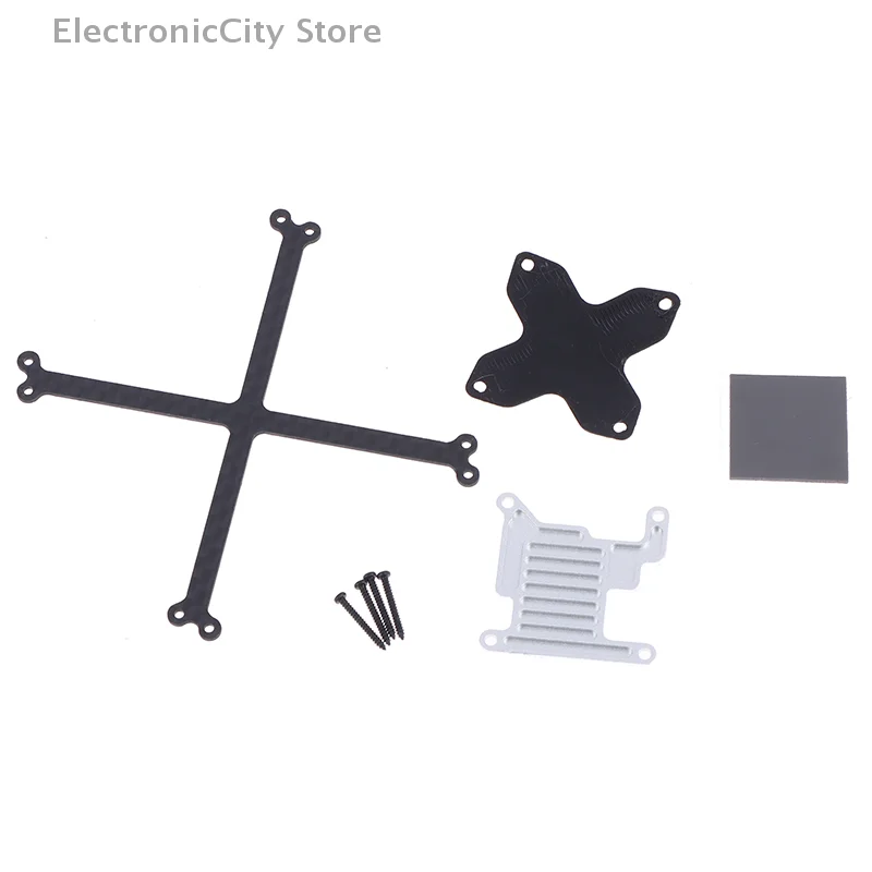 1Set Per Ultra-leggero In Lega di Alluminio Dissipatore di Calore O4 Unità Aria Modello di Protezione a prova di Collisione Pad Per RC FPV Drone parti