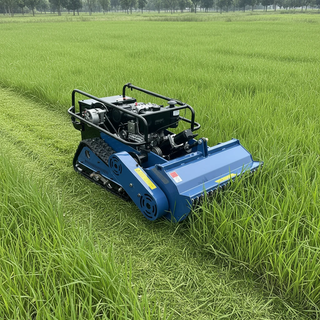 

Autonomous Robotic Lawn Mower Battery Cordless Electric Remote Controlled Automatic Garden Grass Cutting