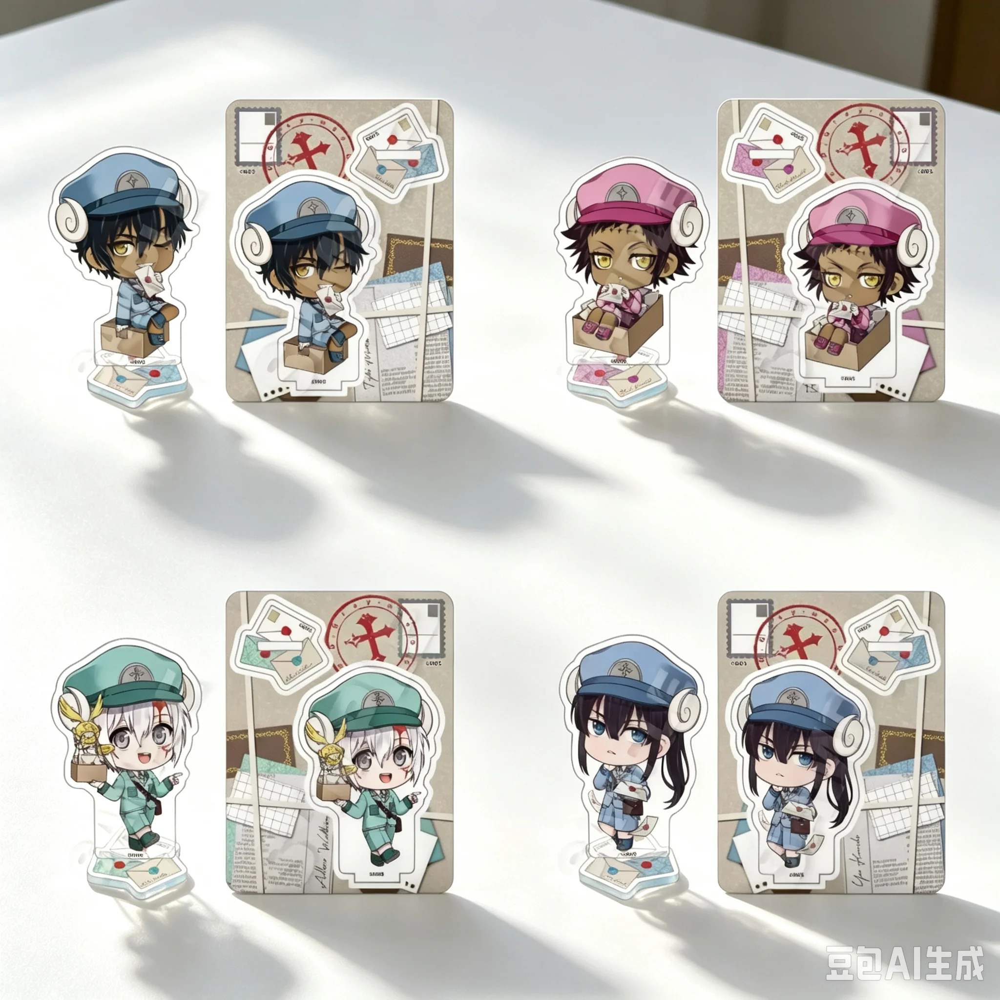 Hot 10CM Anime D.Gray-Man Model Collection Acrylic Stand Model Decorations Gifts Anime Lovers Action Figure Peripheral Keychain