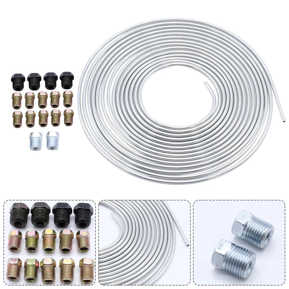 

1 Set Car Tubing Coil Flexible Tube Replacement Hydraulic System Fuel Transmission System Corrosion Resistant Durable