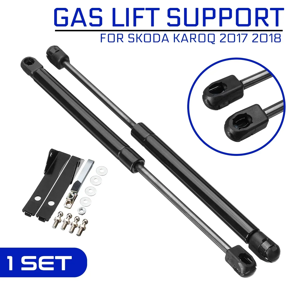 Car Front Engine Hood Lift Supports Props Rod Arm Gas Springs Shocks Strut For Skoda Karoq 2017 2018