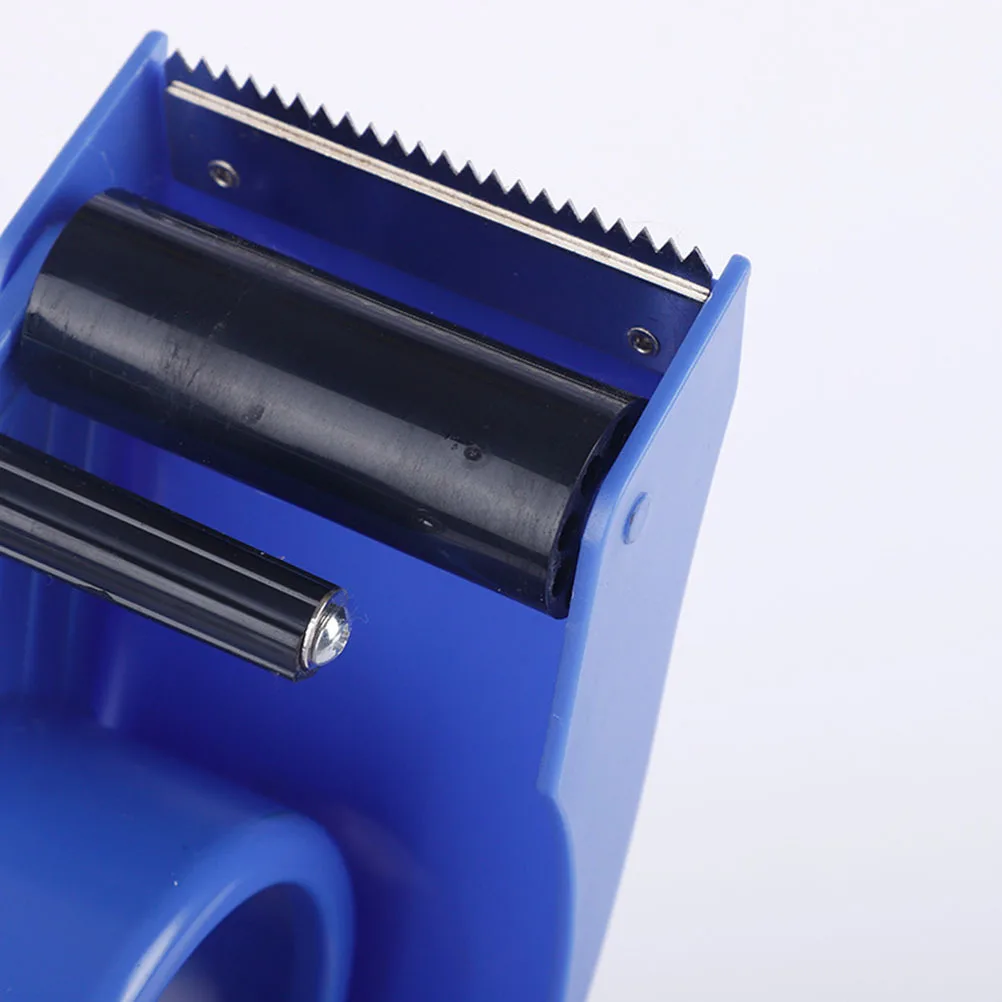1pcs Carton Sealer Tape Cutter Dispenser Blue Metal Blade Anti-Rust Smooth Rolling Packing Machine For Home School Package
