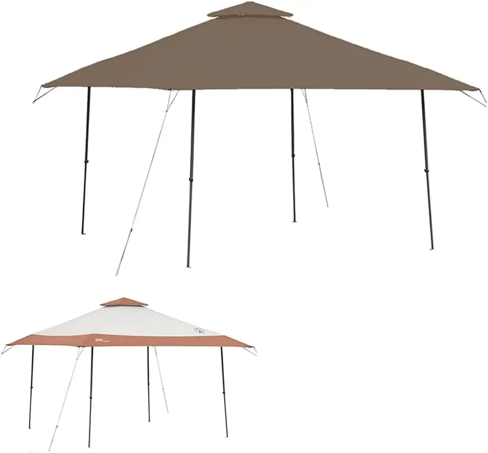 

Custom Fit Replacement Canopy Top Cover Compatible with The Coleman 2000004407 13 x 13 Two Tiered Tent Eaved Shelter