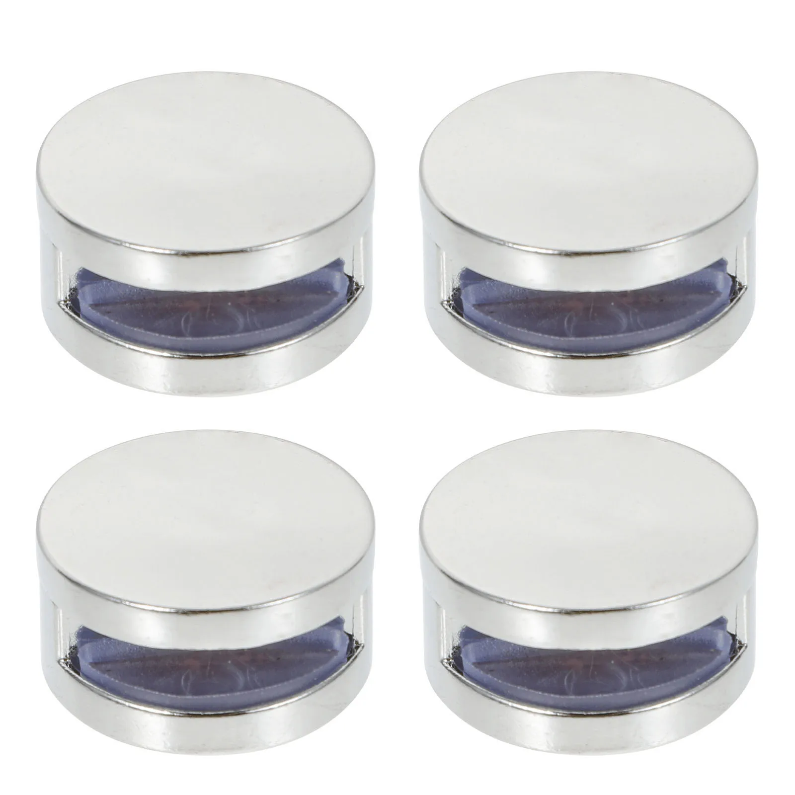 

8 Pcs Circular Mirror Clips Holders Mounting Hardware 27mm Round Glass Clamps Easy Installation Wall Mirror Accessories