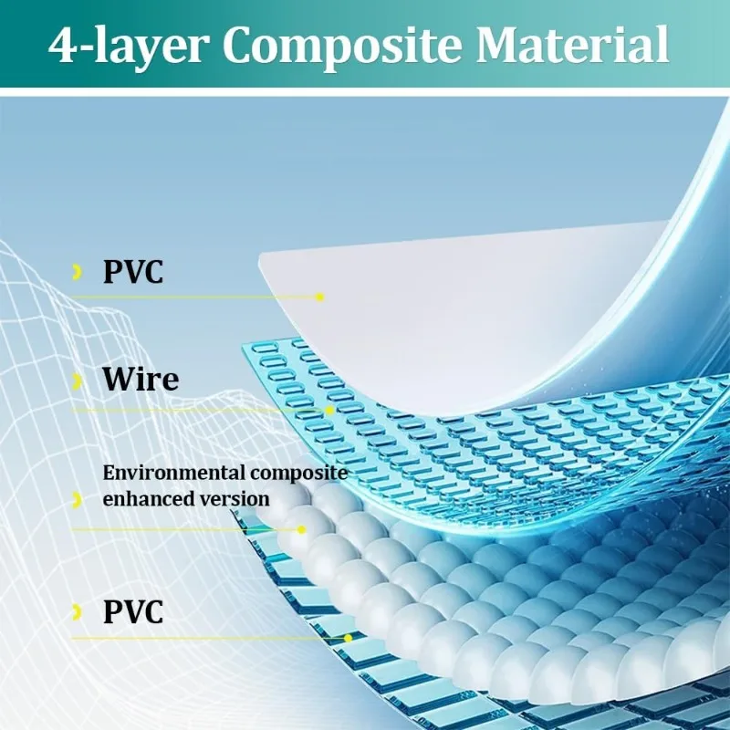 Opvouwbaar Pvc Zwembad Hard Plastic Shell Draagbaar Zwembad Voor Volwassenen Opblazen Zwembad Voor Familie Tuin Achtertuin