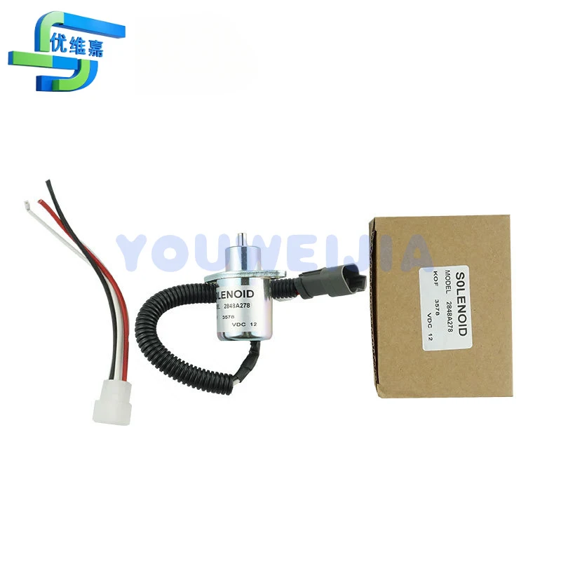 

2848A278 Generator assembly fuel shut-off solenoid valve