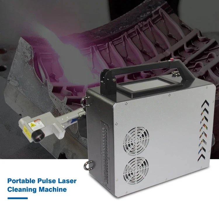 New 100w Lazer Cleaning Machine Paint Oil Rust Removal Pulse Laser Cleaning Machine Metal Cleaning Laser