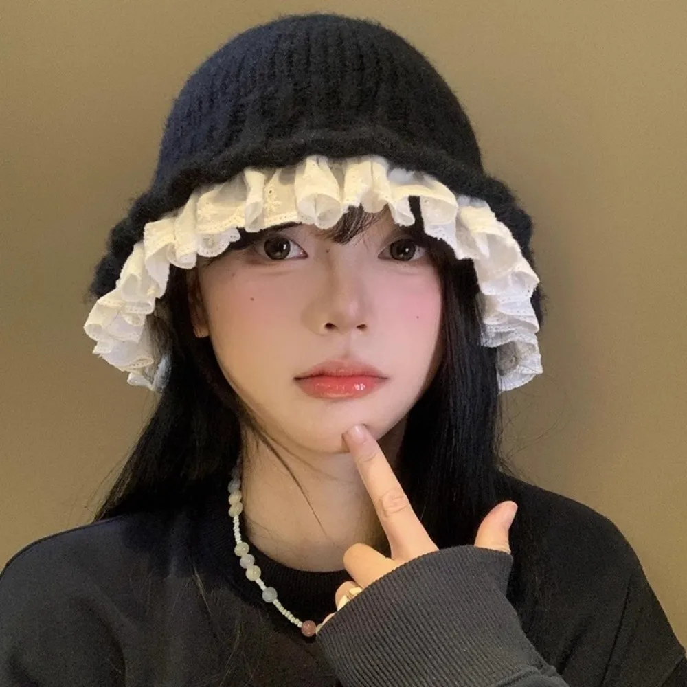 جديد يندبروف دلو قبعة دافئة Coldproof صياد قبعة الدانتيل تقليم قبعة صغيرة لركوب الدراجات في الهواء الطلق التزلج