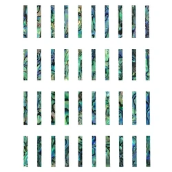 40x Abalone Shell Slice 23x3x1.5mm binding Inlay Guitar Luthier Craft