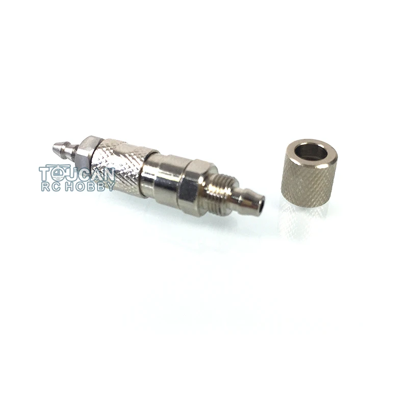 

In Stock Metal Tubing Connector D For Toucan 1/14 Rc Tamiyaya Truck Lesu Hydraulic Excavator Dumper Remote Control Toy Model