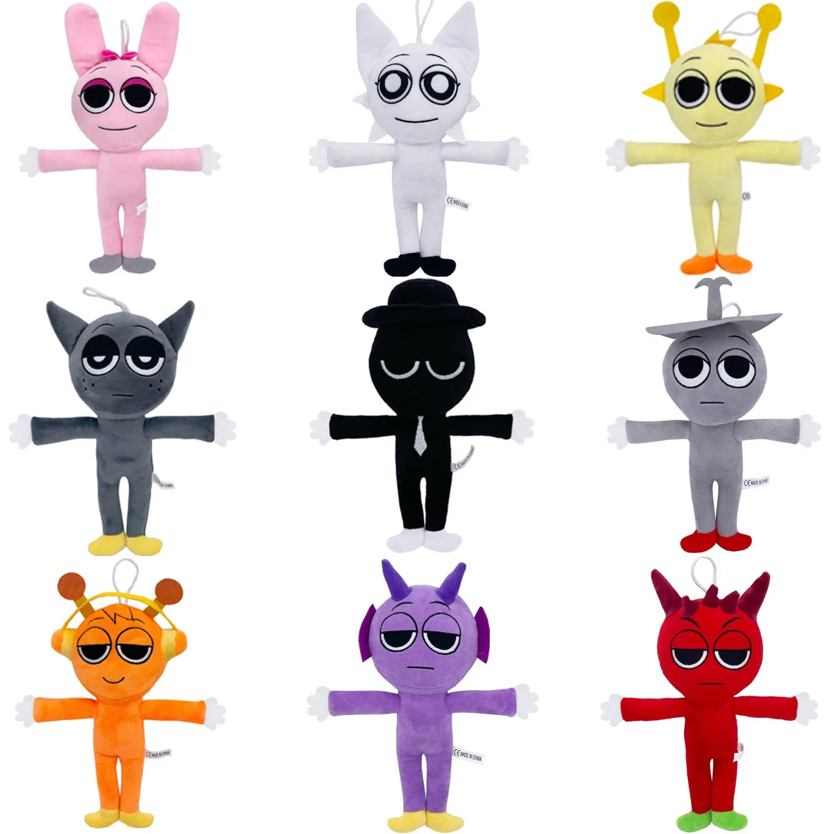 Sprunki Plush To my Set Sprunky peluche Plushie Soft Hot Game Cartoon Stuff Humanoid Dolls For Kids Birthday Christmas Gift