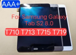 Tela LCD para samsung galaxy tab s2 8.0 sm-t710 t713 t715 t719, tela sensível ao toque, montagem do digitalizador