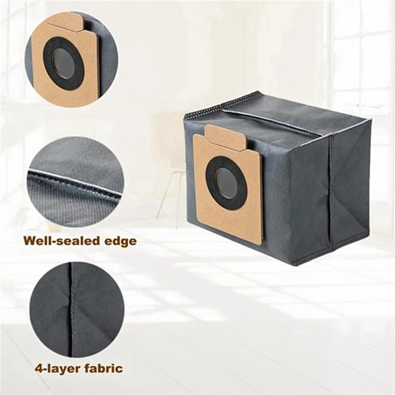 แผ่นม็อบสำรองสำหรับหุ่นยนต์ดูดฝุ่น Eufy X8 Pro รุ่น A71P 12X พร้อมถุงเก็บฝุ่นและอุปกรณ์เสริม