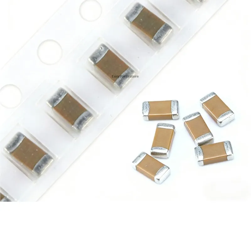 100PCS 0805 SMD 0603 Chip Ceramic Capacitor 1206 10pF 47PF 100pF 1nF 10nF 100nF 470NF 0.1uF 1uF 2.2uF 4.7uF 10UF 22UF 47UF