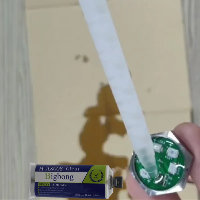 Strukturelle Epoxidharze 50ml AB-Kleber 1:1 Klares Epoxidharz Starke Klebstoffe Dichtungsmasse für Holz Metall Kunststoff Keramik Beton Verbindung – Detail 5