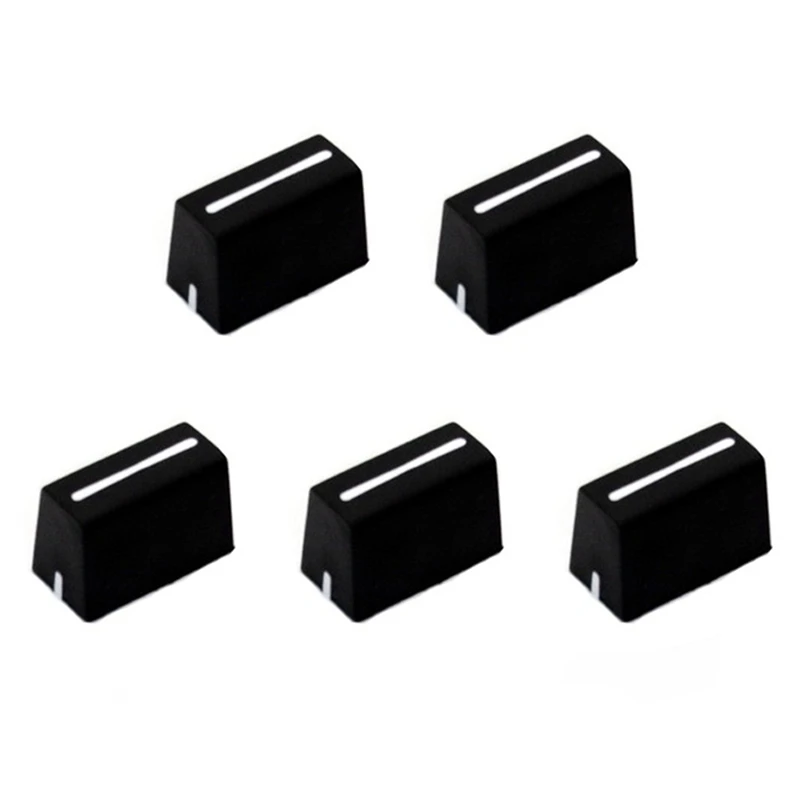 5Pcs Universal Fader Knobs Fader Cap Straight Slide Potentiometer Cap For DJ Controller Mixers Console DJM,DDJ,XDJ