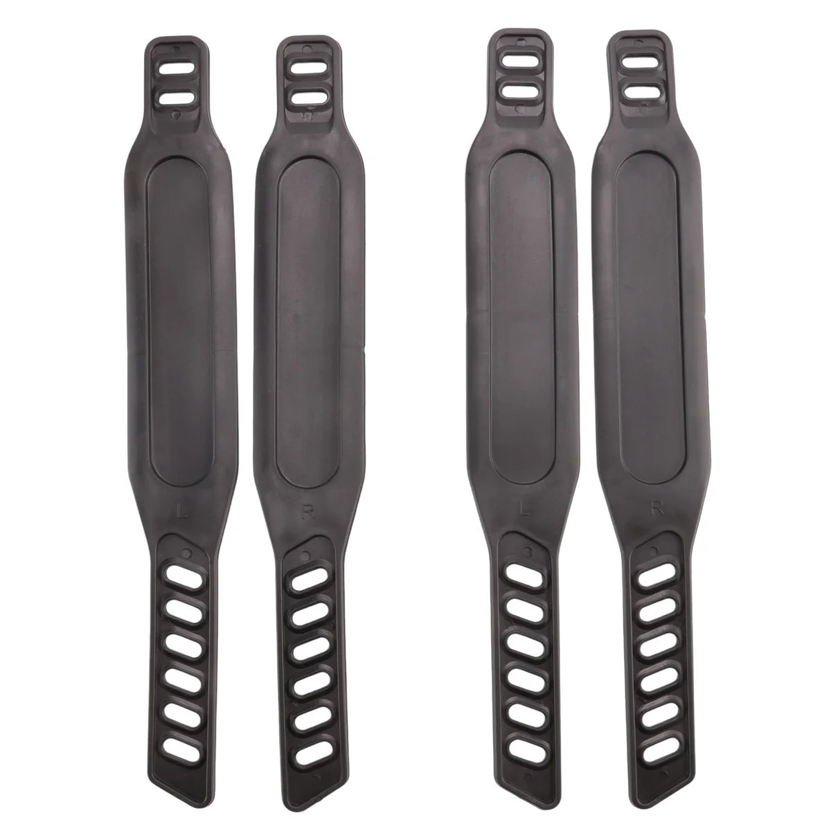 2 пары велосипедных ремней для педалей, регулируемая длина, универсальные ремни для педалей для вращающегося цикла упражнений, богатый в семье в семье