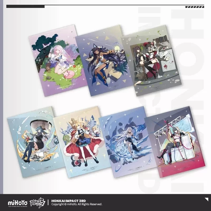 miHoYo Official Honkai Impact 3 Anime Fashion Spinoff VALKYRIES Folder LIYSIA BRONYA Cosplay Props  Accessories Birthday Gifts