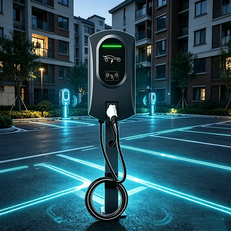 

Customized EV Charger Type1 J1772 16A 32A EVSE Charging Cable 5M Waterproof For US Electric Car Home Outdoor Charging Use
