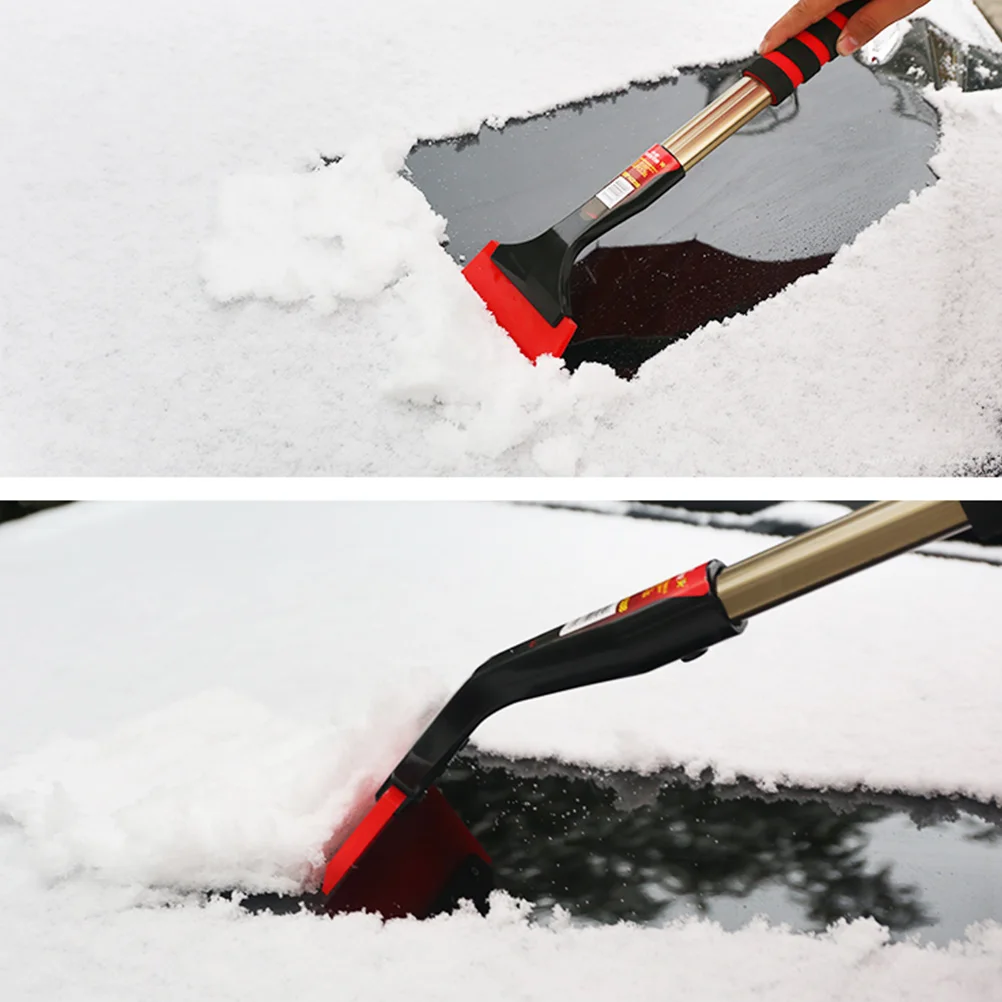 

Car Snow Shovel Ice Scraper Snow Removal Tool Aluminum Alloy Soft Sponge H Non Slip Ergonomic Design for Vehicle Easy Storage