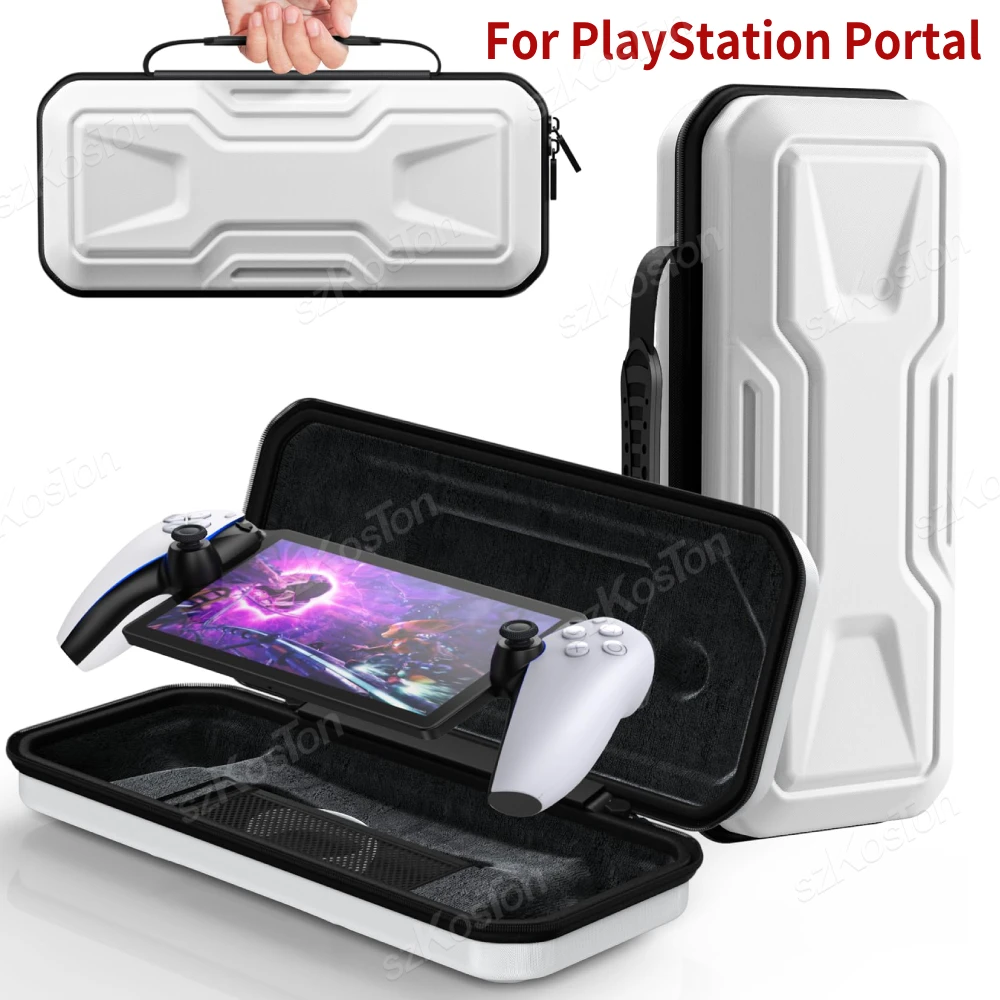 

Портативная дорожная сумка для хранения игровых консолей PlayStation Portal, жесткий чехол из ЭВА для переноски аксессуаров PS Portal