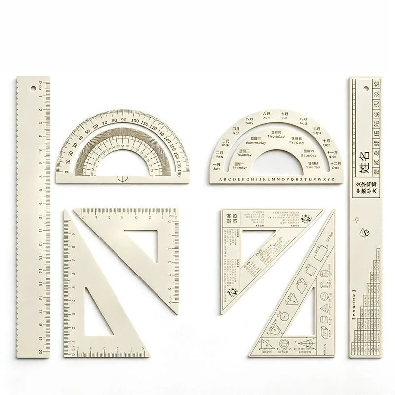 set-di-4-righelli-da-geometria-per-studenti-con-scatola-per-riporli-e-scala-ben-visibile-ideale-per-la-scuola-e-l’ufficio