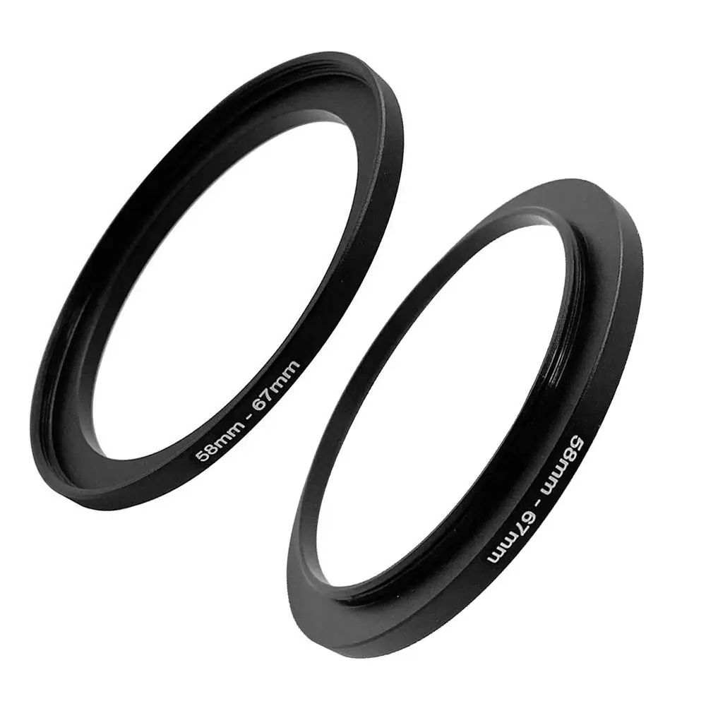 58mm-67mm Step Up Ring Lens Filter Adapter Ring  58 To 67 58-67mm Stepping Adapter Camera Adapter Ring