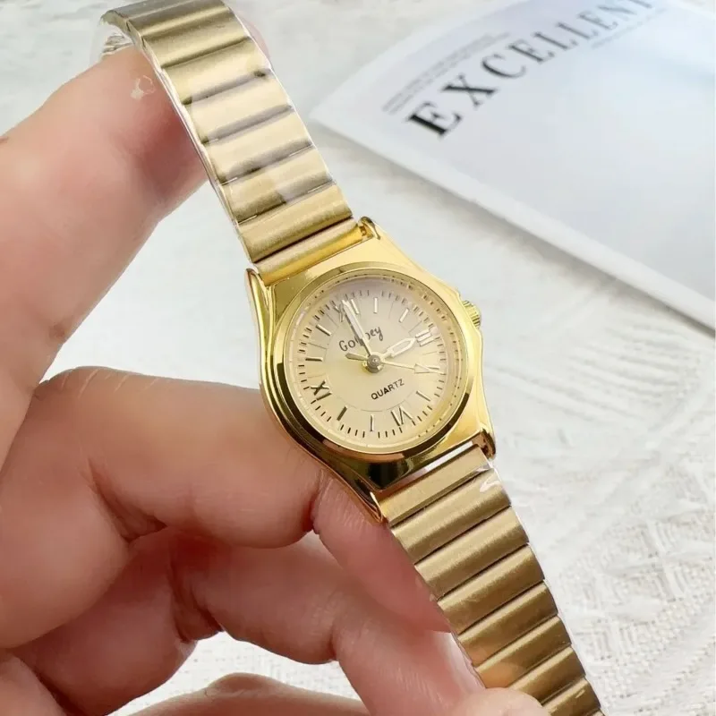New Brand Women Quartz Watches Luxury Golden Stainless Steel Bracelet Ladies Gold Wristwatch Clock Relogio Mujer Dropshipping