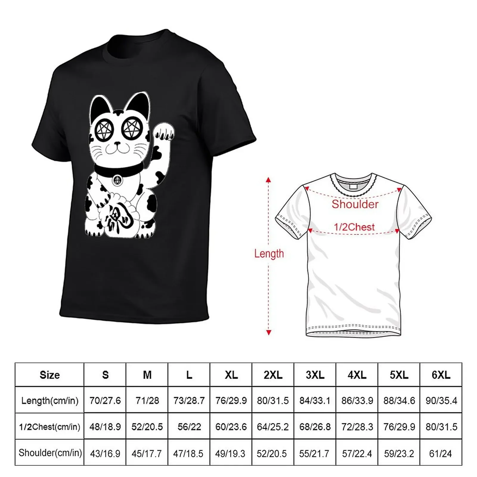 Penta Cat The Evil Twin T-Shirt sweat tees graphics man clothes Men's t-shirt